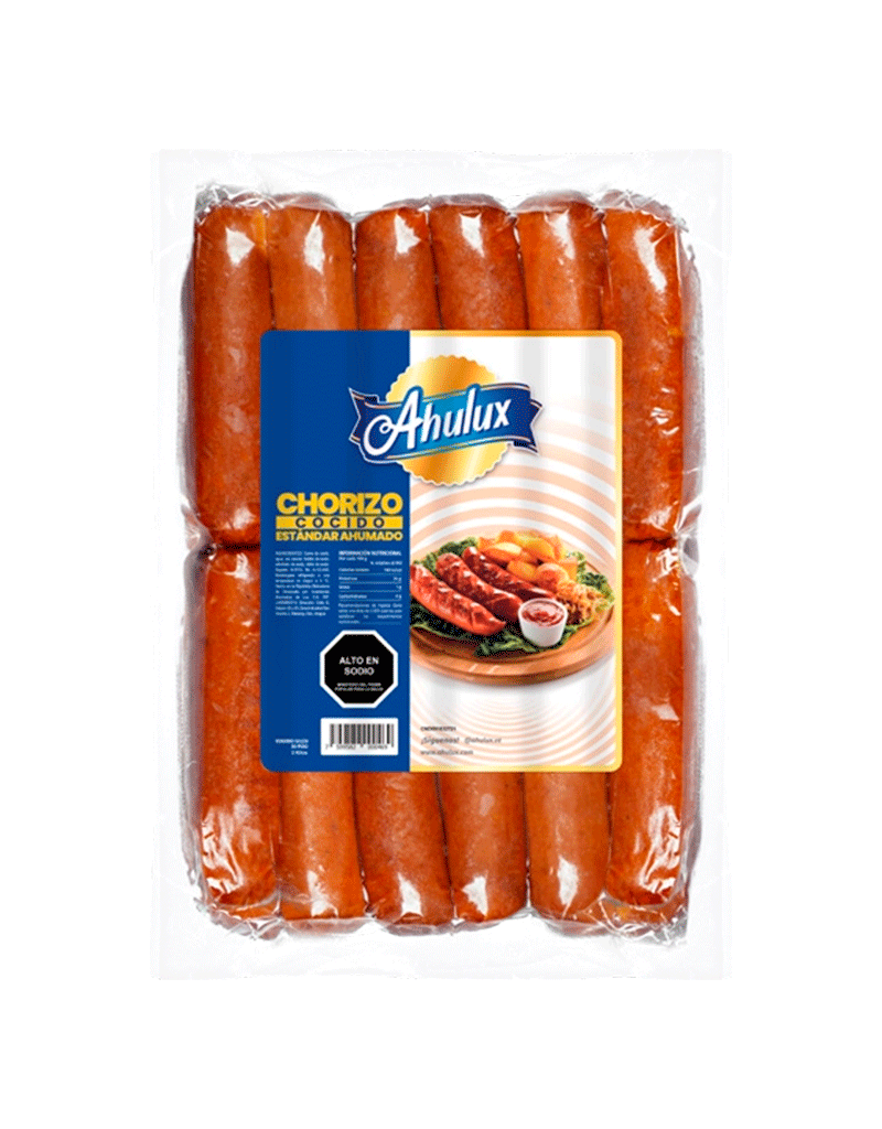 CHORIZO COCIDO  ESTÁNDAR AHUMADO