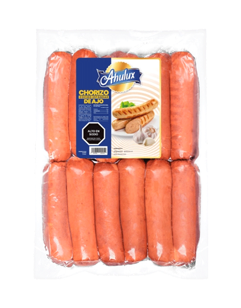 CHORIZO COCIDO  ESTÁNDAR DE AJO