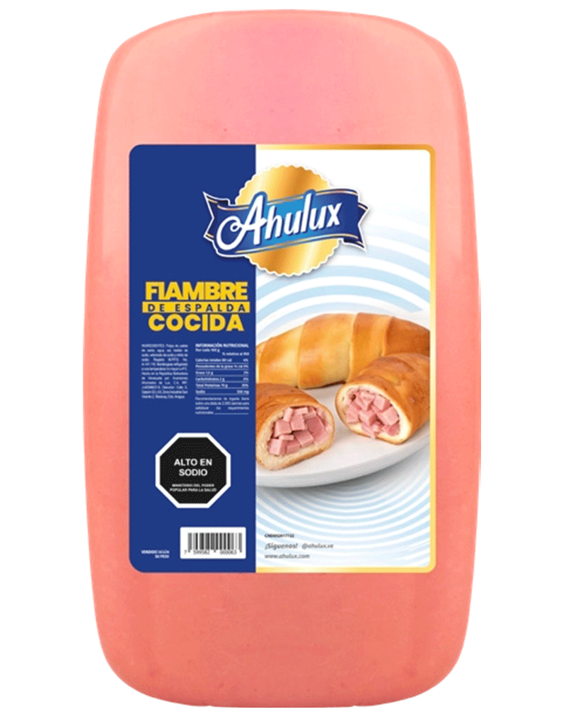 FIAMBRE DE  ESPALDA  COCIDA