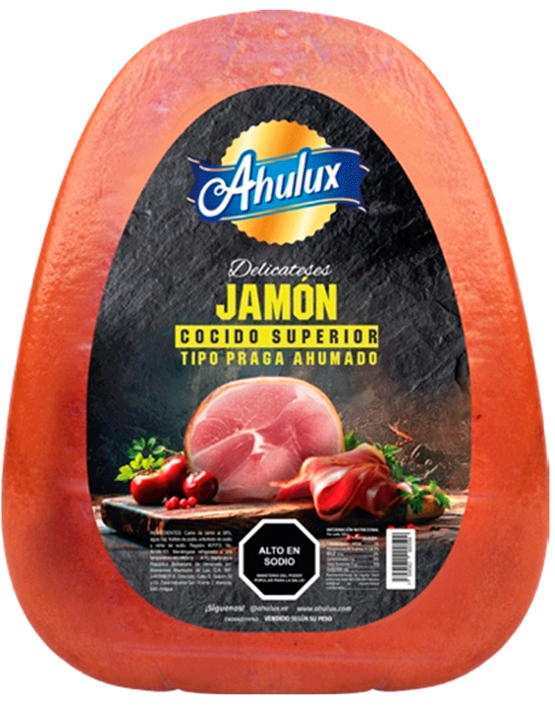 JAMÓN COCIDO SUPERIOR TIPO PRAGA AHUMADO
