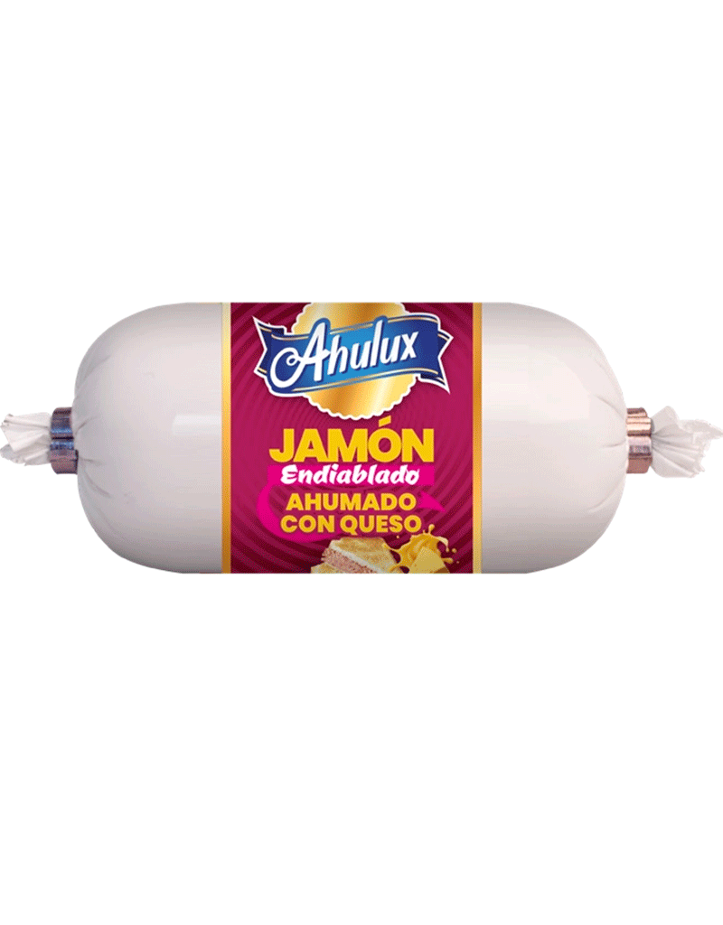 JAMÓN ENDIABLADO  AHUMADO CON QUESO
