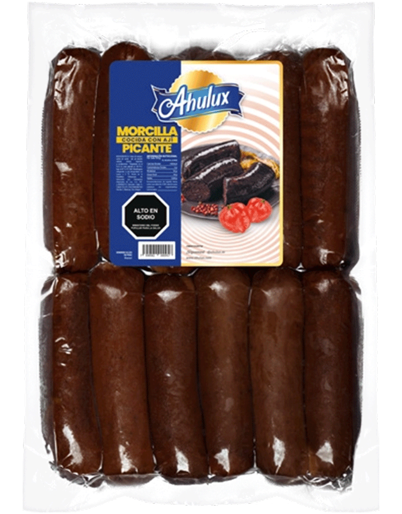 MORCILLA COCIDA CON AJÍ PICANTE