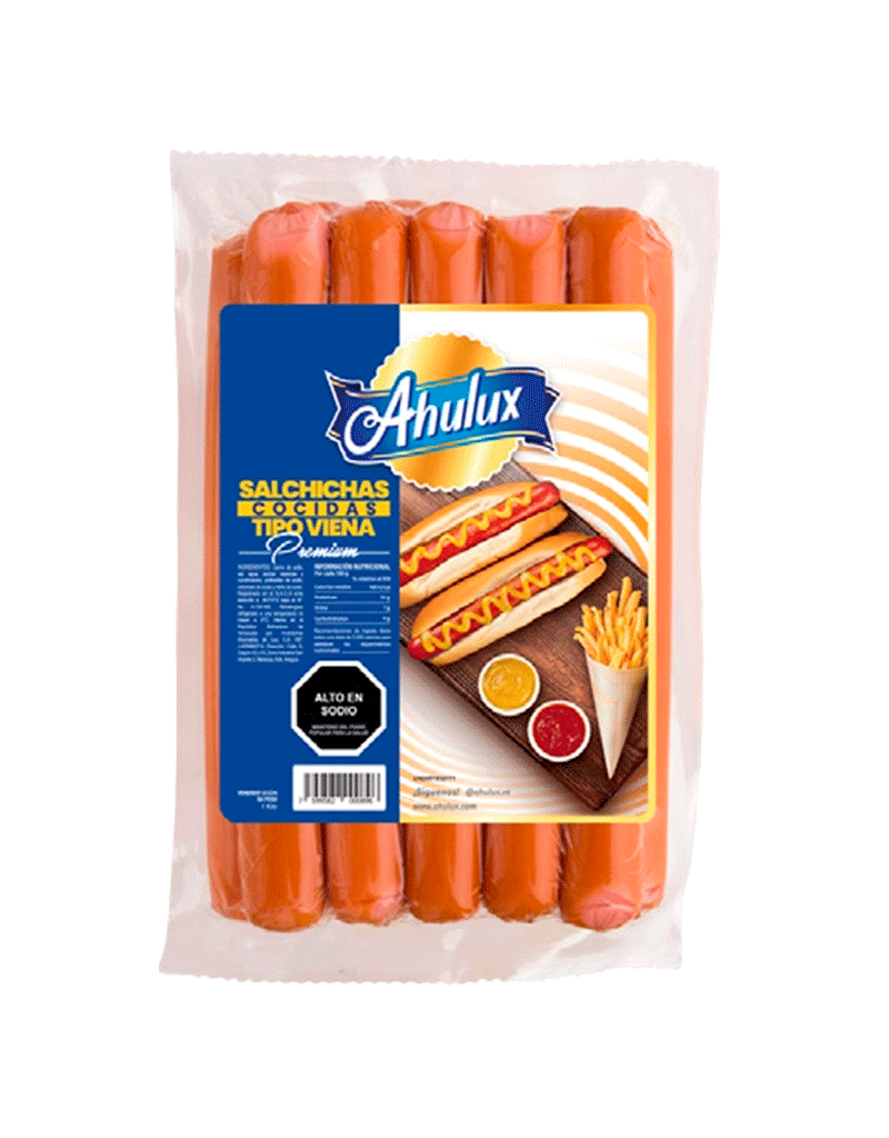 SALCHICHAS COCIDAS  TIPO VIENA PREMIUM