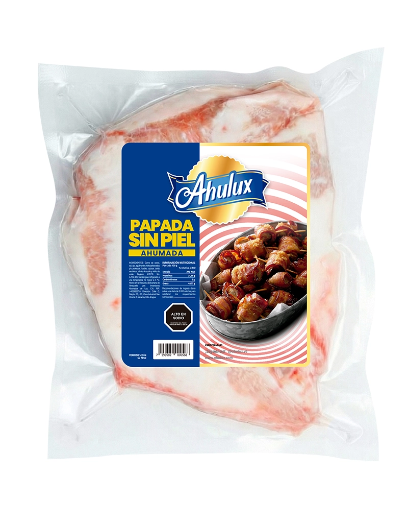 PAPADA SIN PIEL AHUMADA